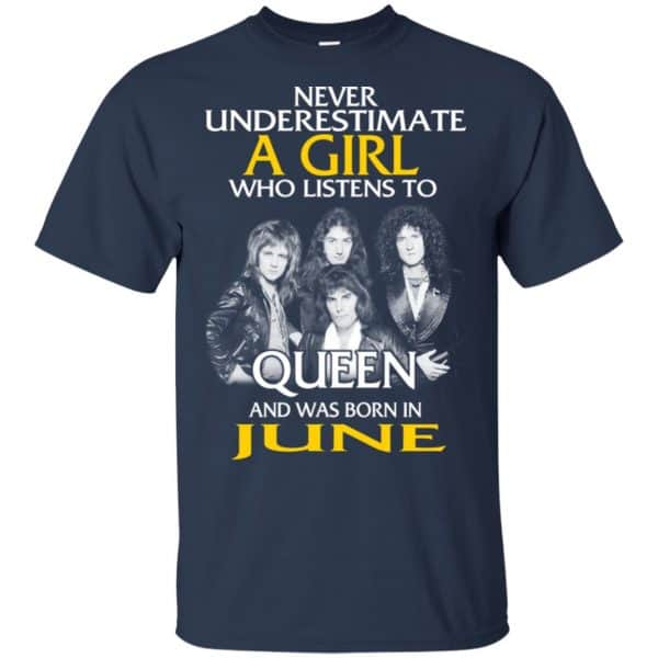 A Girl Who Listens To Queen And Was Born In June T-Shirts, Hoodie, Tank 6
