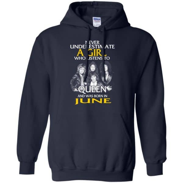 A Girl Who Listens To Queen And Was Born In June T-Shirts, Hoodie, Tank 8