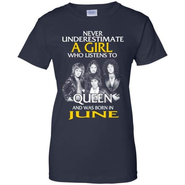 A Girl Who Listens To Queen And Was Born In June T-Shirts, Hoodie, Tank 13