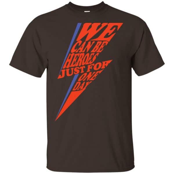 David Bowie: We Can Be Heroes Just For One Day T-Shirts, Hoodie, Tank 4