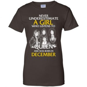 A Girl Who Listens To Queen And Was Born In December T-Shirts, Hoodie, Tank 23