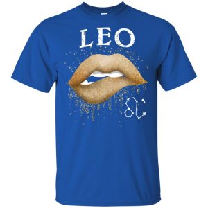 Leo Zodiac July August Birthday Gift Golden Lipstick T-Shirts, Hoodie, Tank 16