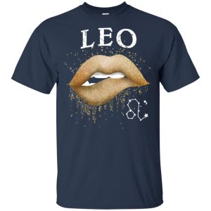 Leo Zodiac July August Birthday Gift Golden Lipstick T-Shirts, Hoodie, Tank 17