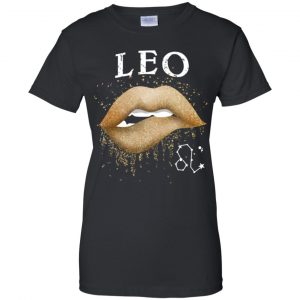 Leo Zodiac July August Birthday Gift Golden Lipstick T-Shirts, Hoodie, Tank 22