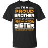 I Am A Proud Brother Of A Freaking Awesome Sister T-Shirts, Hoodie, Tank 2