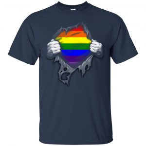 Rainbow Lesbian Gay Pride LGBT Super Strong T-Shirts, Hoodie, Tank 9