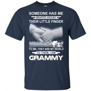 Someone Has Me Wrapped Around Their Little Finger I Am Grammy T-Shirts, Hoodie, Tank 17