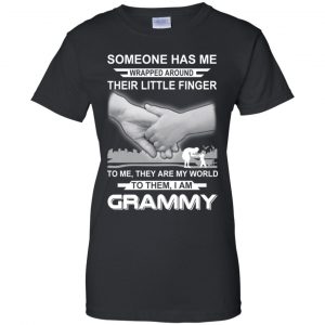 Someone Has Me Wrapped Around Their Little Finger I Am Grammy T-Shirts, Hoodie, Tank 22