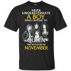 A Boy Who Listens To Queen And Was Born In November T-Shirts, Hoodie, Tank 2
