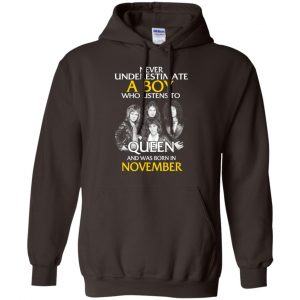 A Boy Who Listens To Queen And Was Born In November T-Shirts, Hoodie, Tank 22