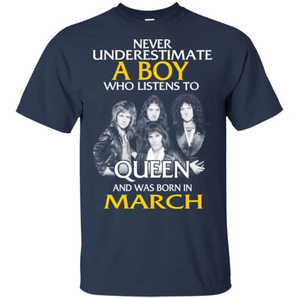 A Boy Who Listens To Queen And Was Born In March T-Shirts, Hoodie, Tank 5