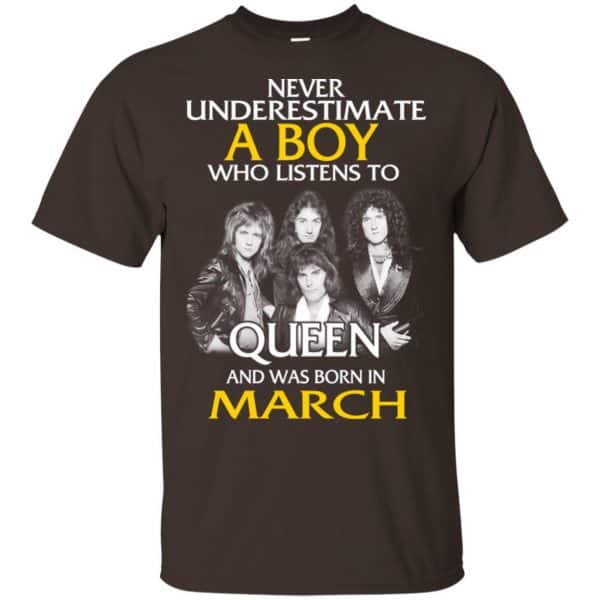 A Boy Who Listens To Queen And Was Born In March T-Shirts, Hoodie, Tank 6