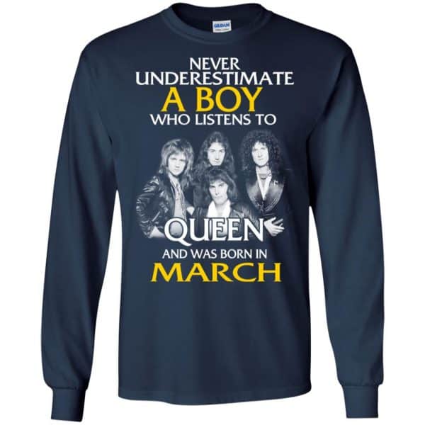 A Boy Who Listens To Queen And Was Born In March T-Shirts, Hoodie, Tank 8