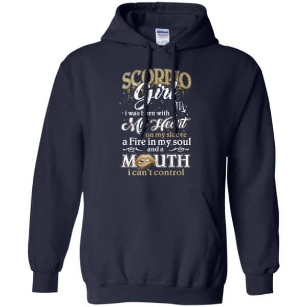Scorpius Girl I Was Born With My Heart On My Sleeve A Fire In My Soul And A Mouth I Can't Control T-Shirts, Hoodie, Tank 8