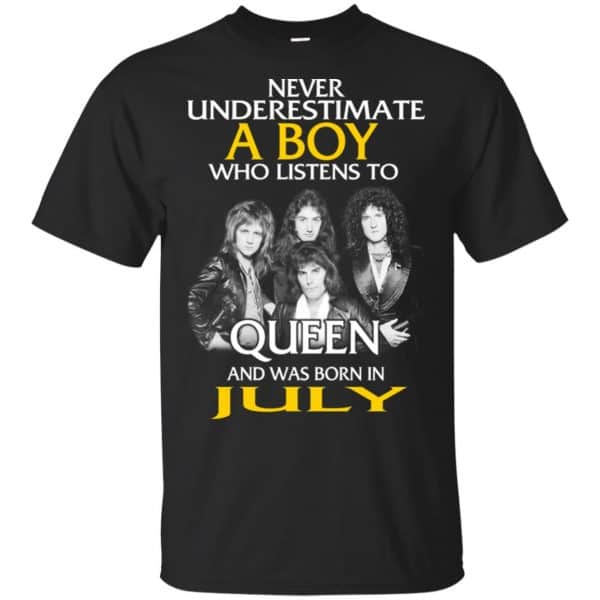 A Boy Who Listens To Queen And Was Born In July T-Shirts, Hoodie, Tank 3