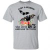 Just A Woman Who Loves Bats And Has Tattoos T-Shirts, Hoodie, Tank 2