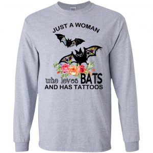 Just A Woman Who Loves Bats And Has Tattoos T-Shirts, Hoodie, Tank 17 Just A Woman Who Loves Bats And Has Tattoos T-Shirts, Hoodie, Tank 17