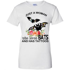 Just A Woman Who Loves Bats And Has Tattoos T-Shirts, Hoodie, Tank 24 Just A Woman Who Loves Bats And Has Tattoos T-Shirts, Hoodie, Tank 24