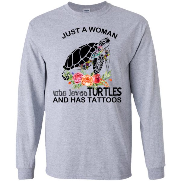 Just A Woman Who Loves Turtles And Has Tattoos T-Shirts, Hoodie, Tank 6