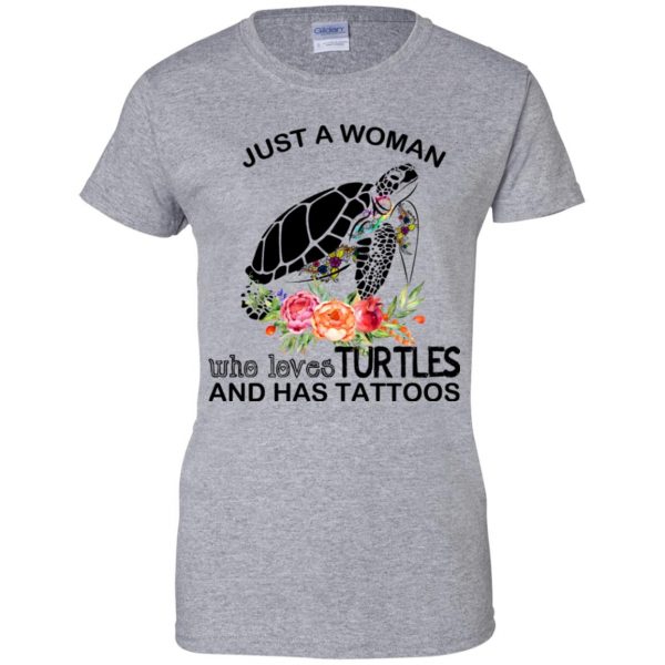 Just A Woman Who Loves Turtles And Has Tattoos T-Shirts, Hoodie, Tank 12