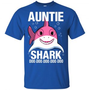 Auntie Shark Doo Doo Doo Doo Doo T-Shirts, Hoodie, Tank 8