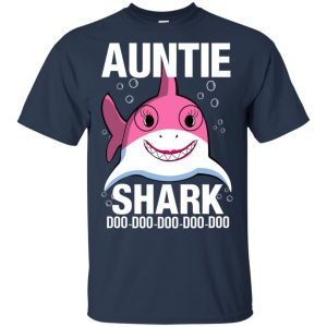 Auntie Shark Doo Doo Doo Doo Doo T-Shirts, Hoodie, Tank 9