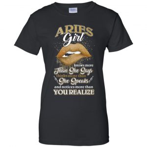 Aries Girl Knows More Than She Says Zodiac Birthday T-Shirts, Hoodie, Tank 22