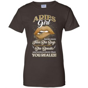 Aries Girl Knows More Than She Says Zodiac Birthday T-Shirts, Hoodie, Tank 23
