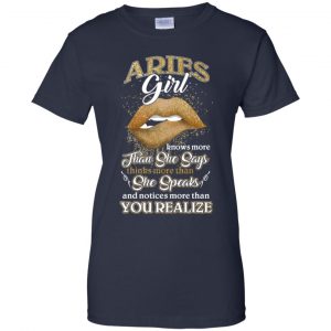 Aries Girl Knows More Than She Says Zodiac Birthday T-Shirts, Hoodie, Tank 24