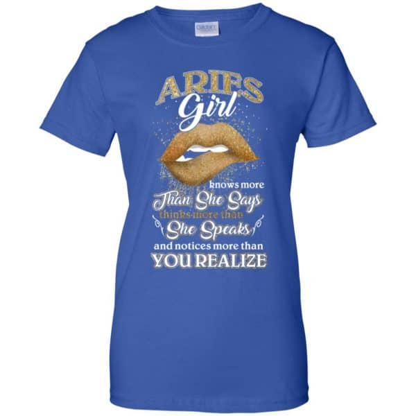 Aries Girl Knows More Than She Says Zodiac Birthday T-Shirts, Hoodie, Tank Apparel 14