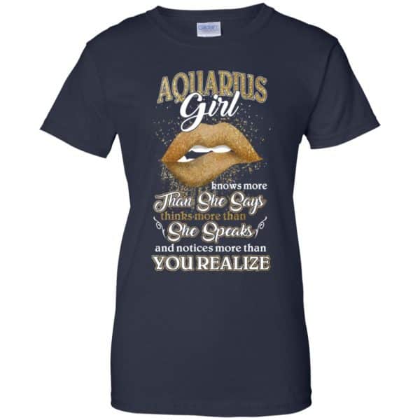 Aquarius Girl Knows More Than She Says Zodiac Birthday T-Shirts, Hoodie, Tank Apparel 13