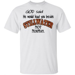 God Said He Would Lead You Beside Still Water Not Norman T-Shirts, Hoodie, Tank Apparel 2
