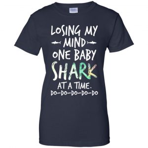 Losing My Mind One Baby Shark At A Time Do Do Do Do Do T-Shirts, Hoodie, Tank 24