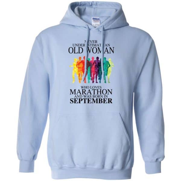An Old Woman Who Loves Marathon And Was Born In September T-Shirts, Hoodie, Tank 10