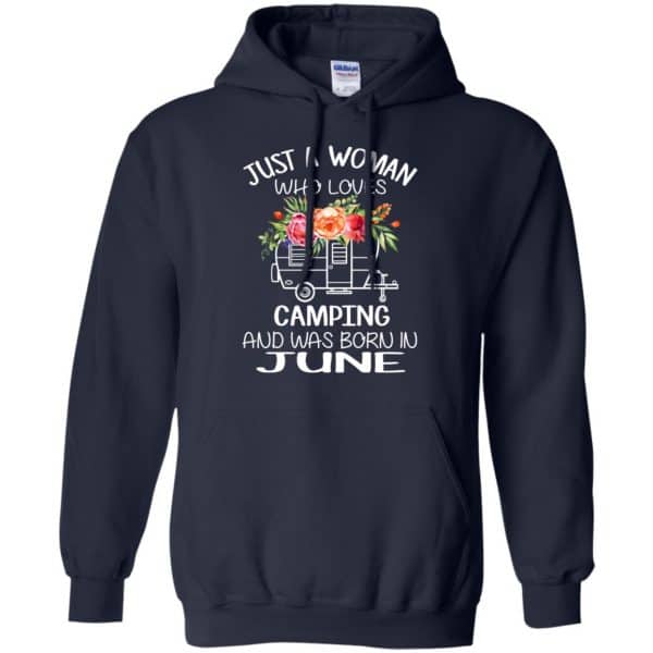 Just A Woman Who Loves Camping And Was Born In June T-Shirts, Hoodie, Tank 8
