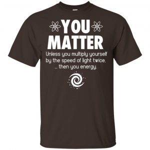 You Matter. Until You Multiply Yourself By The Speed Of Light Twice T-Shirts, Hoodie, Tank Apparel 2
