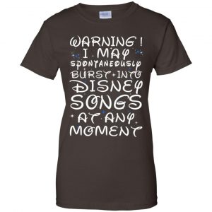 Warning I May Spontaneously Burst Into Disney Songs At Any Moment T-Shirts, Hoodie, Tank 23