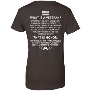 Veteran: What Is A Veteran That Is Honor T-Shirts, Hoodie, Sweater 23