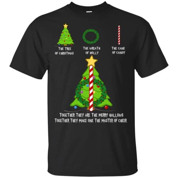 Harry Potter: The Tree Of Christmas The Wreath Of Holly The Cane Of Candy Sweater, T-Shirts, Hoodie 3