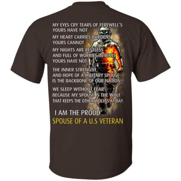 I Am The Proud Spouse Of A U.S Veteran T-Shirts, Hoodie, Tank Apparel 4