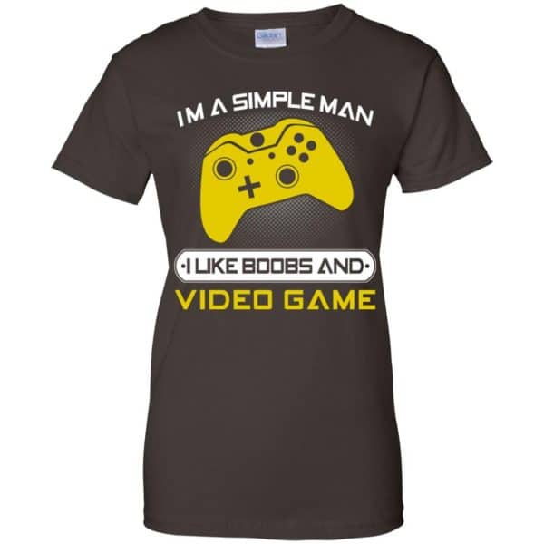 I’m A Simple Man I Like Boobs And Video Game T-Shirts, Hoodie, Tank Apparel 12