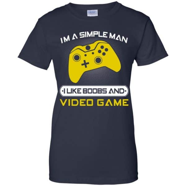 I’m A Simple Man I Like Boobs And Video Game T-Shirts, Hoodie, Tank Apparel 13