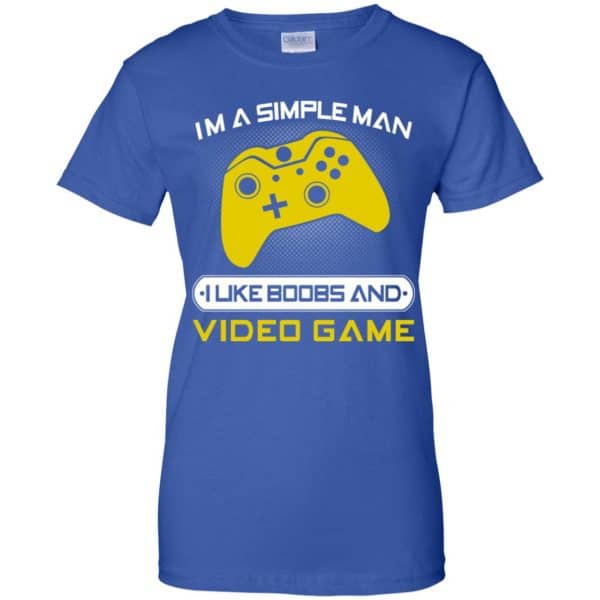 I’m A Simple Man I Like Boobs And Video Game T-Shirts, Hoodie, Tank Apparel 14