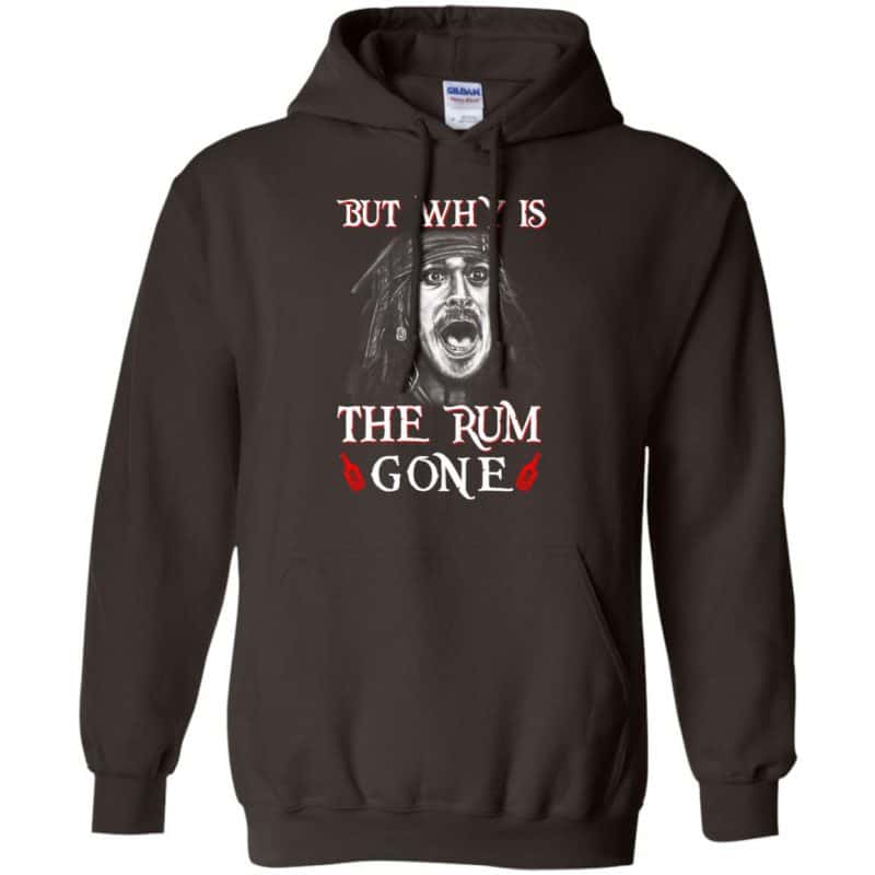 But Why Is The Rum Gone Captain Jack Sparrow T-Shirts | 0sTees