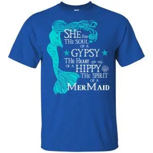 She Has The Soul Of A Gypsy The Heart Of A Hippy The Spirit Of A Mermaid Shirt, Hoodie, Tank 16