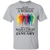 A Woman Who Loves Marathon And Was Born In January T-Shirts, Hoodie, Tank 1
