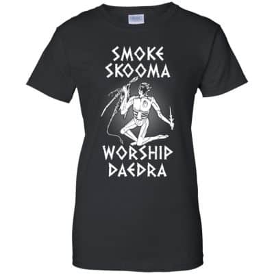 T-shirt Unisexe Smoke Skooma Worship Daedra - Gildan 5000, Coton, Graphique Gamer