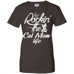 Rockin' The Cat Mom Life Shirt, Hoodie, Tank 23