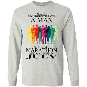 A Man Who Loves Marathon And Was Born In July T-Shirts, Hoodie, Tank 19