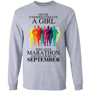 A Girl Who Loves Marathon And Was Born In September T-Shirts, Hoodie, Tank 17
